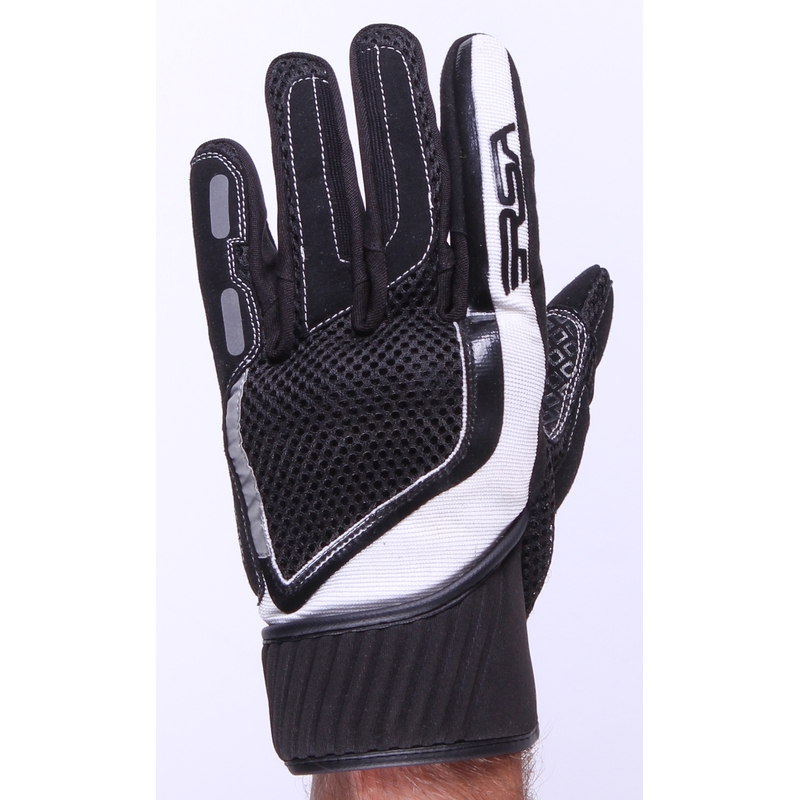 Rukavice na motorku RSA Sneaker černo-bílé výprodej