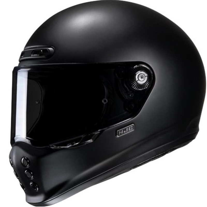 Κράνος μοτοσικλέτας full face HJC V10 Solid semi flat μαύρο 2 - II. ποιότητας