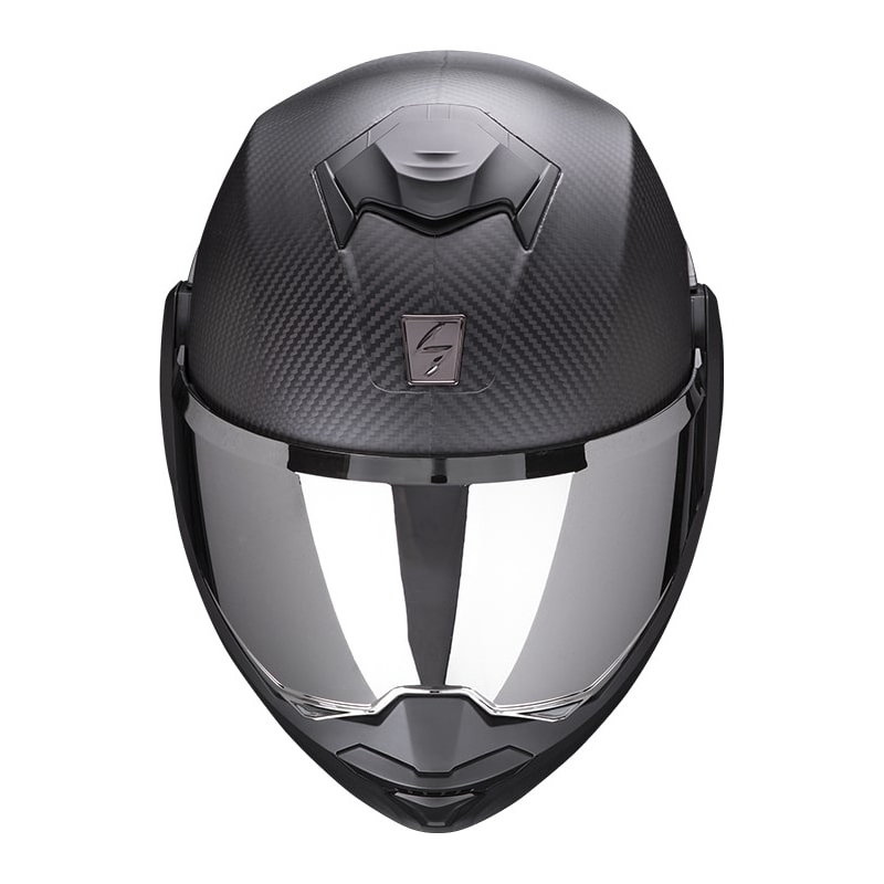 Κράνος Scorpion EXO-TECH EVO Carbon, αναδιπλούμενο, μαύρο ματ - Ποιότητα II. - II. ποιότητα