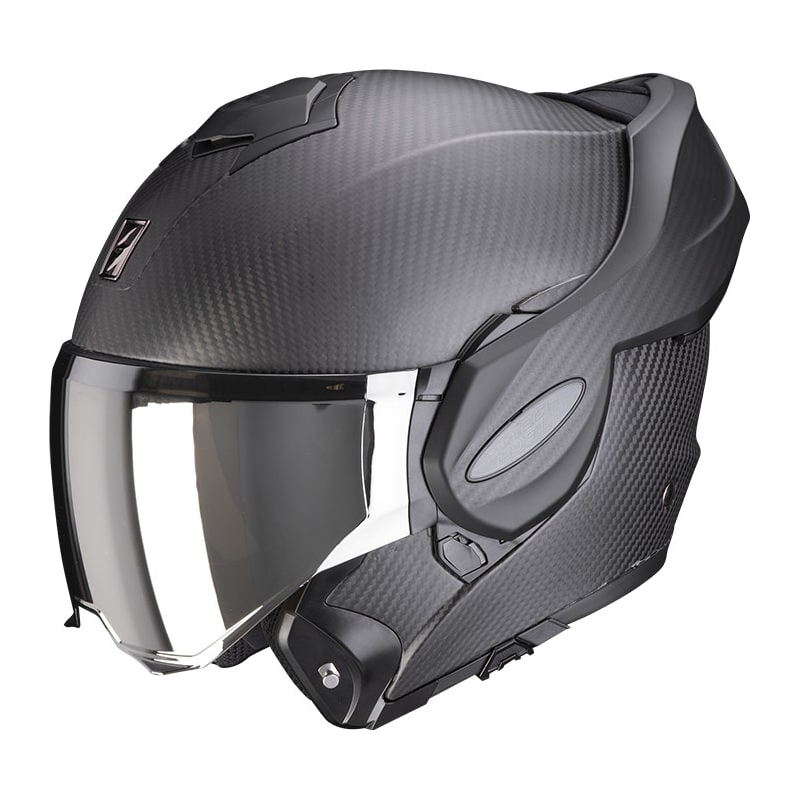 Κράνος Scorpion EXO-TECH EVO Carbon, αναδιπλούμενο, μαύρο ματ - Ποιότητα II. - II. ποιότητα