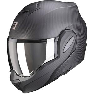 Κράνος Scorpion EXO-TECH EVO Carbon, αναδιπλούμενο, μαύρο ματ - Ποιότητα II. - II. ποιότητα