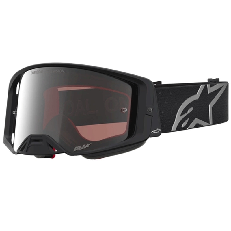 Γυαλιά motocross Alpinestars Supertech Vesta ματ μαύρο-ασημί
