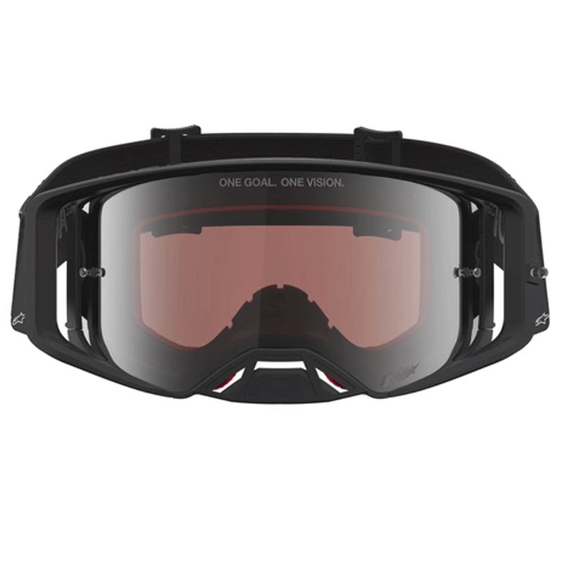 Γυαλιά motocross Alpinestars Supertech Vesta ματ μαύρο-ασημί