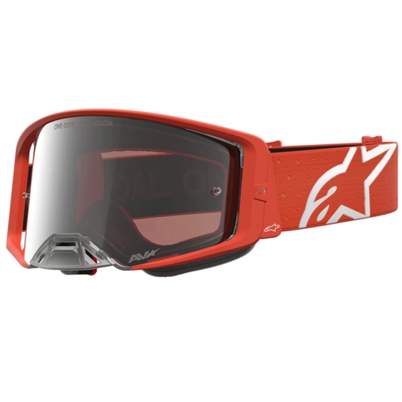 Γυαλιά motocross Alpinestars Supertech Vesta πορτοκαλί-ασημί