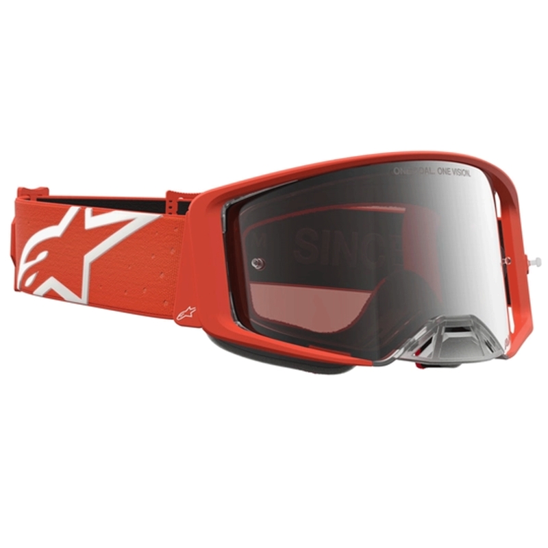 Γυαλιά motocross Alpinestars Supertech Vesta πορτοκαλί-ασημί