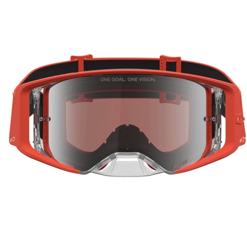 Γυαλιά motocross Alpinestars Supertech Vesta πορτοκαλί-ασημί