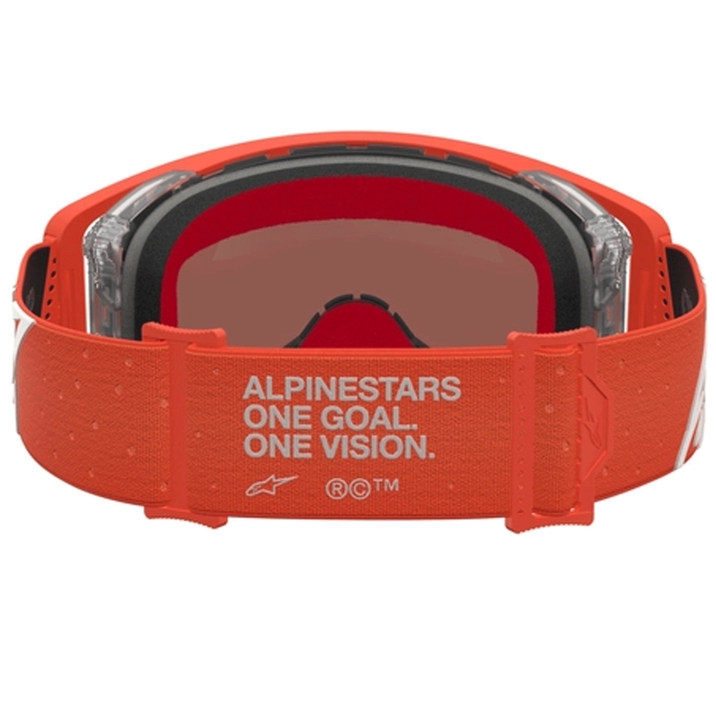Γυαλιά motocross Alpinestars Supertech Vesta πορτοκαλί-ασημί