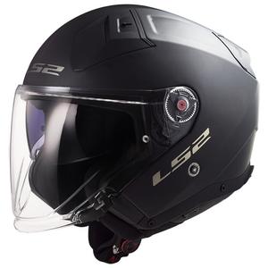 Ανοιχτό κράνος μοτοσικλέτας LS2 OF603 Infinity II Solid Black Matte - II. ποιότητα