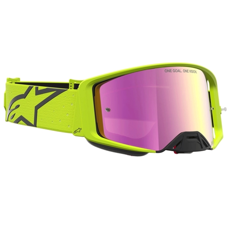 Γυαλιά motocross Alpinestars Supertech Vesta σε φθοροκίτρινο-μαύρο
