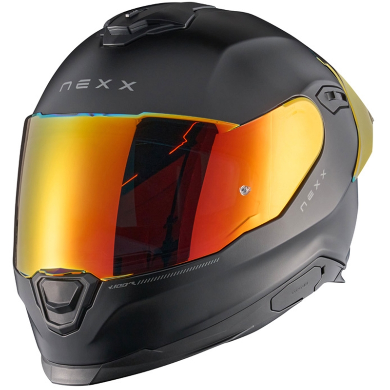 Ολοκληρωμένο κράνος μοτοσικλέτας NEXX Y.100R Subsonic ματ μαύρο-κόκκινο - II. ποιότητα προσφορά