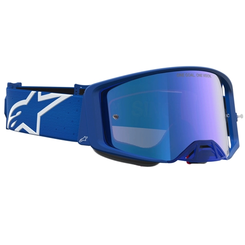 Γυαλιά motocross Alpinestars Supertech Vesta μπλε-λευκά