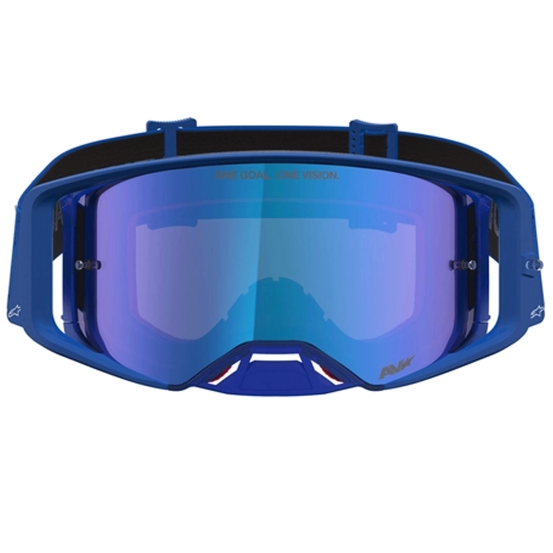 Γυαλιά motocross Alpinestars Supertech Vesta μπλε-λευκά