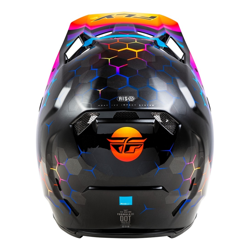 Κράνος Motocross FLY Racing Formula CC Tektonic μαύρο-κίτρινο-ροζ - II. ποιότητα