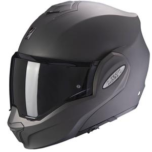 Πτυσσόμενο κράνος μοτοσικλέτας Scorpion EXO-TECH EVO Solid ματ ανθρακί - II. ποιότητα