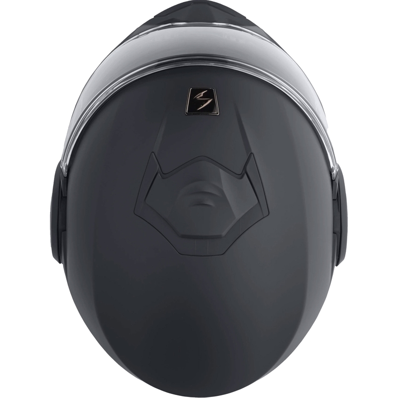 Πτυσσόμενο κράνος μοτοσικλέτας Scorpion EXO-TECH EVO Solid ματ ανθρακί - II. ποιότητα