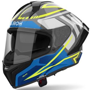 Ολοκληρωμένο κράνος μοτοσικλέτας Airoh MATRYX Rider γυαλιστερό μπλε