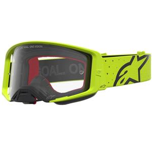 Γυαλιά motocross Alpinestars Supertech Vesta fluo κίτρινο-μαύρο (διαφανές πλεξιγκλάς)
