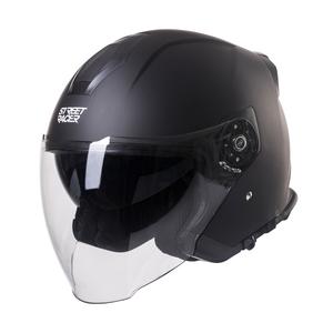 Ανοιχτό κράνος μοτοσικλέτας Street Racer SR 01 MotoZem Performance μαύρο προσφορά