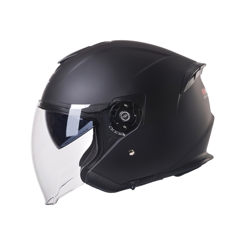 Ανοιχτό κράνος μοτοσικλέτας Street Racer SR 01 MotoZem Performance μαύρο προσφορά