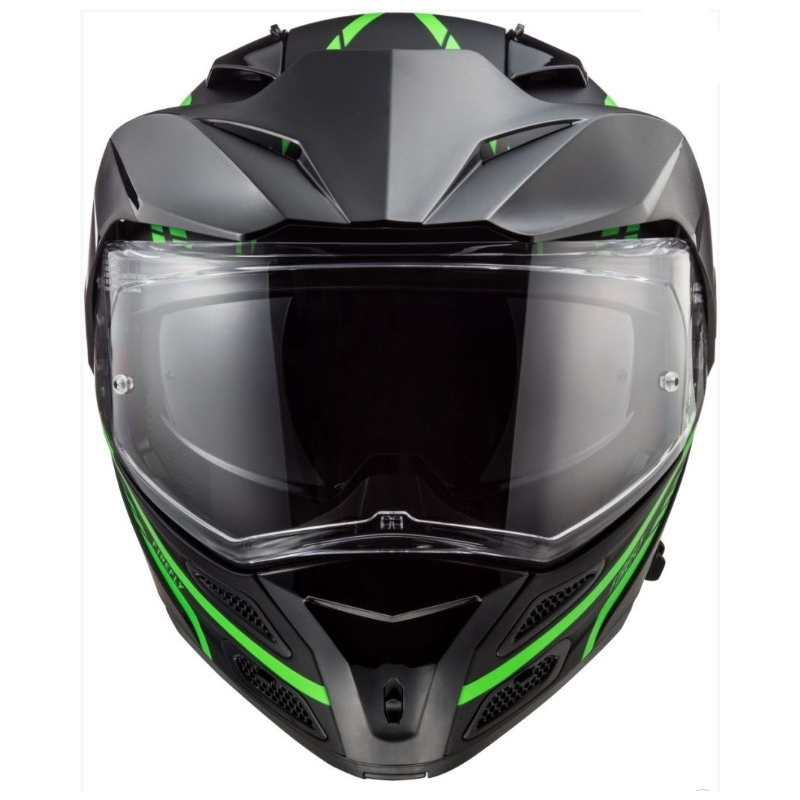 Vyklápěcí přilba LS2 FF324 Metro EVO Firefly černo-fluo zelená