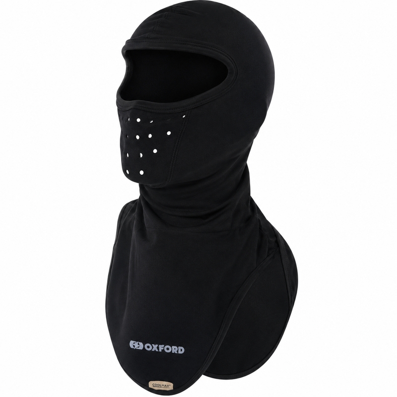 Κουκούλα μοτοσικλέτας Oxford Balaclava Deluxe Micro Fleece μαύρο