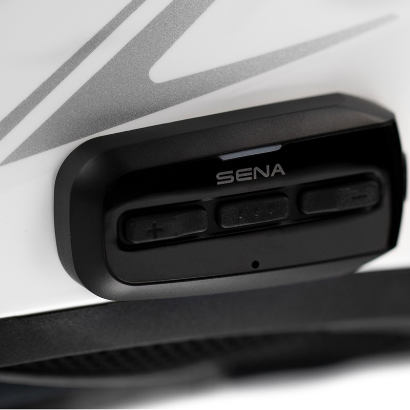 Ανοιχτό κράνος μοτοσικλέτας SENA Outstar S γυαλιστερό λευκό - II. ποιότητα