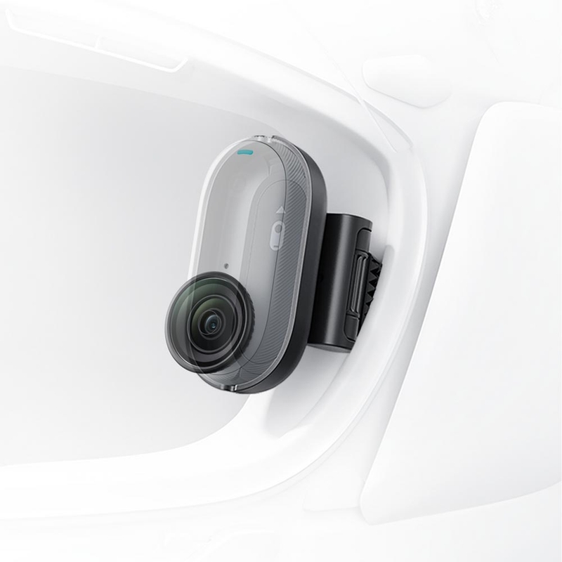 Insta360 GO 3S Κάμερα δράσης POV Bundle για μοτοσικλέτα ενσωματωμένη στο κράνος, μαύρη