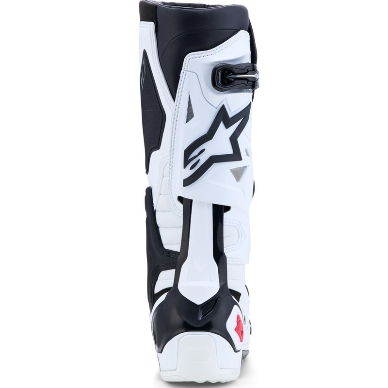 Μπότες motocross Alpinestars TECH 10 λευκές-μαύρες-κόκκινες