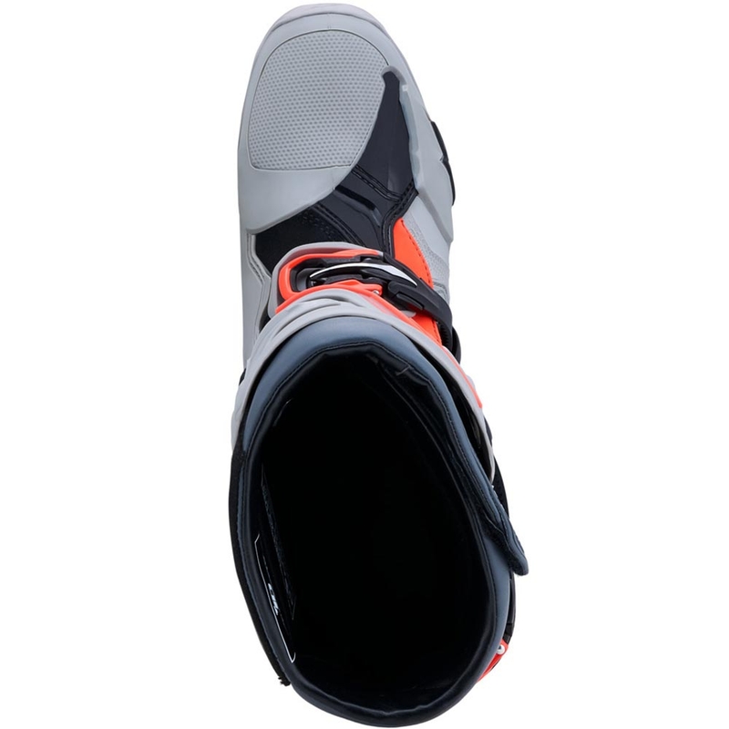 Μπότες Μοτοσικλέτας Alpinestars Tech 10 Enduro Γκρι-Σκούρο Γκρι-Φλου Κόκκινο