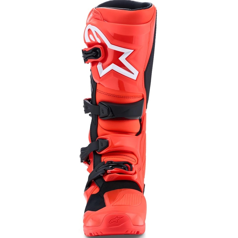 Μπότες μοτοσικλέτας Alpinestars TECH 7 Enduro fluorescent κόκκινο-μαύρο