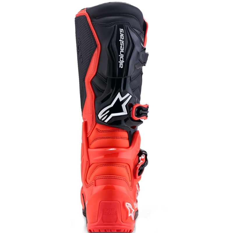 Μπότες μοτοσικλέτας Alpinestars TECH 7 Enduro fluorescent κόκκινο-μαύρο