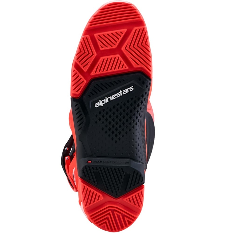 Μπότες μοτοσικλέτας Alpinestars TECH 7 Enduro fluorescent κόκκινο-μαύρο