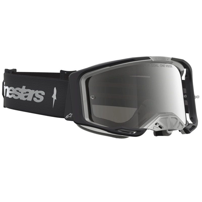 Γυαλιά motocross Alpinestars Vision 8 Amber μαύρο-ασημί