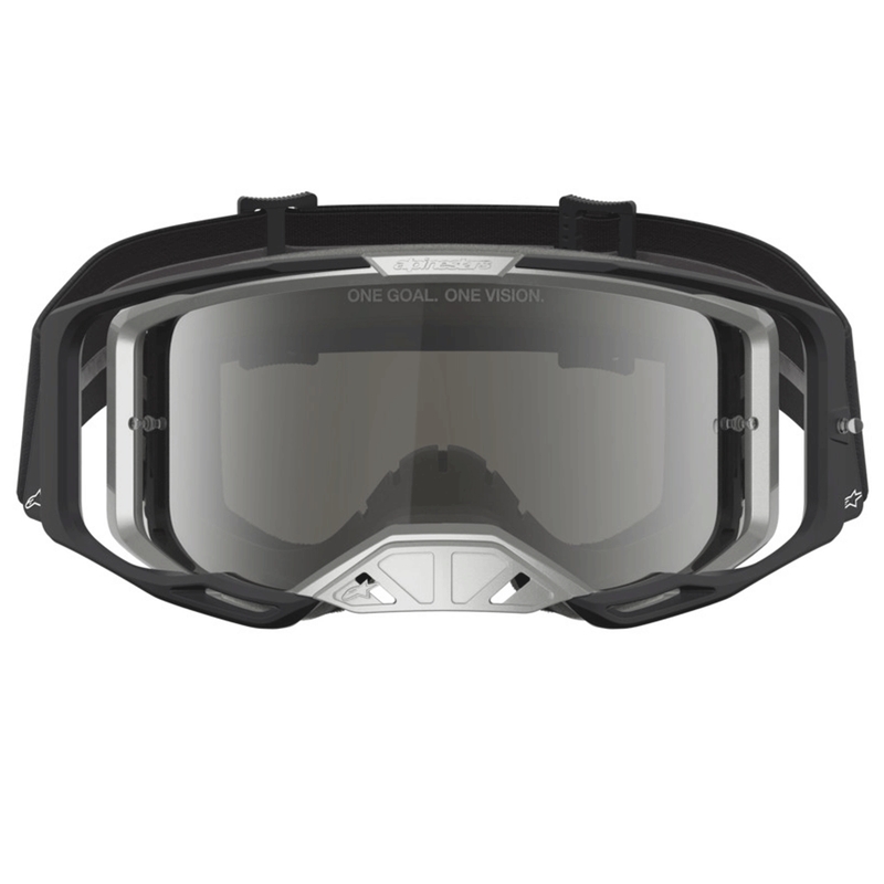 Γυαλιά motocross Alpinestars Vision 8 Amber μαύρο-ασημί