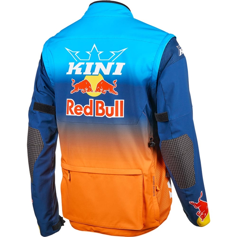 Μπουφάν μοτοκρός KINI Red Bull 1.0 Rallye μπλε-πορτοκαλί