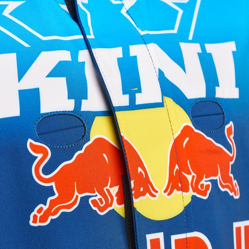 Μπουφάν μοτοκρός KINI Red Bull 1.0 Rallye μπλε-πορτοκαλί