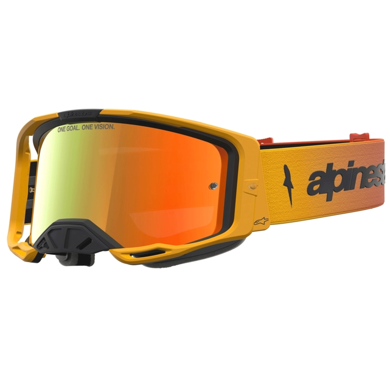 Γυαλιά motocross Alpinestars Vision 8 Amber κίτρινα-κόκκινα-μαύρα
