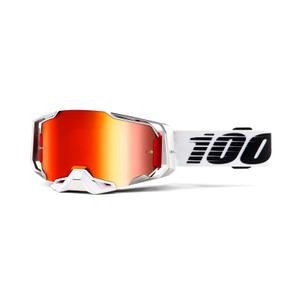 Γυαλιά Motocross 100% ARMEGA Lightsaber (κόκκινο χρώμιο plexi)