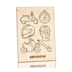 Ξύλινα στολίδια MotoZem