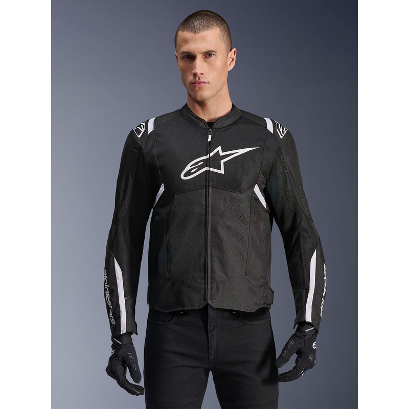 Alpinestars T-SPS Air V2 μπουφάν μοτοσικλέτας μαύρο-άσπρο