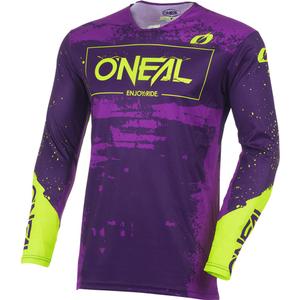 Φανέλα O'Neal Mayhem Paint Motocross Μωβ-Νέον Κίτρινο