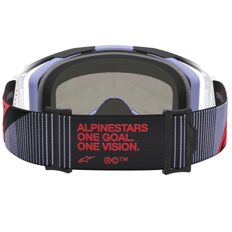 Γυαλιά motocross Alpinestars Vision 8 Maven σε χρώμα λεβάντας-μαύρο