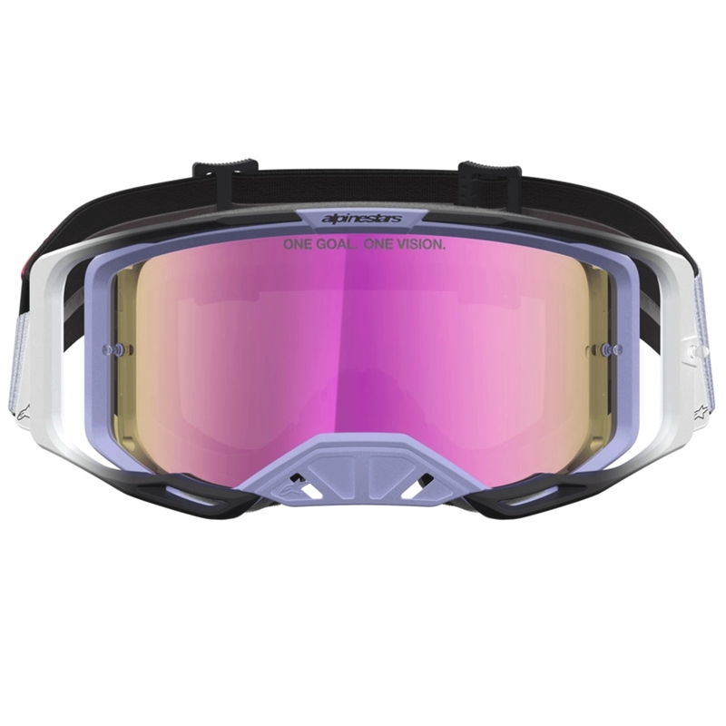 Γυαλιά motocross Alpinestars Vision 8 Maven σε χρώμα λεβάντας-μαύρο