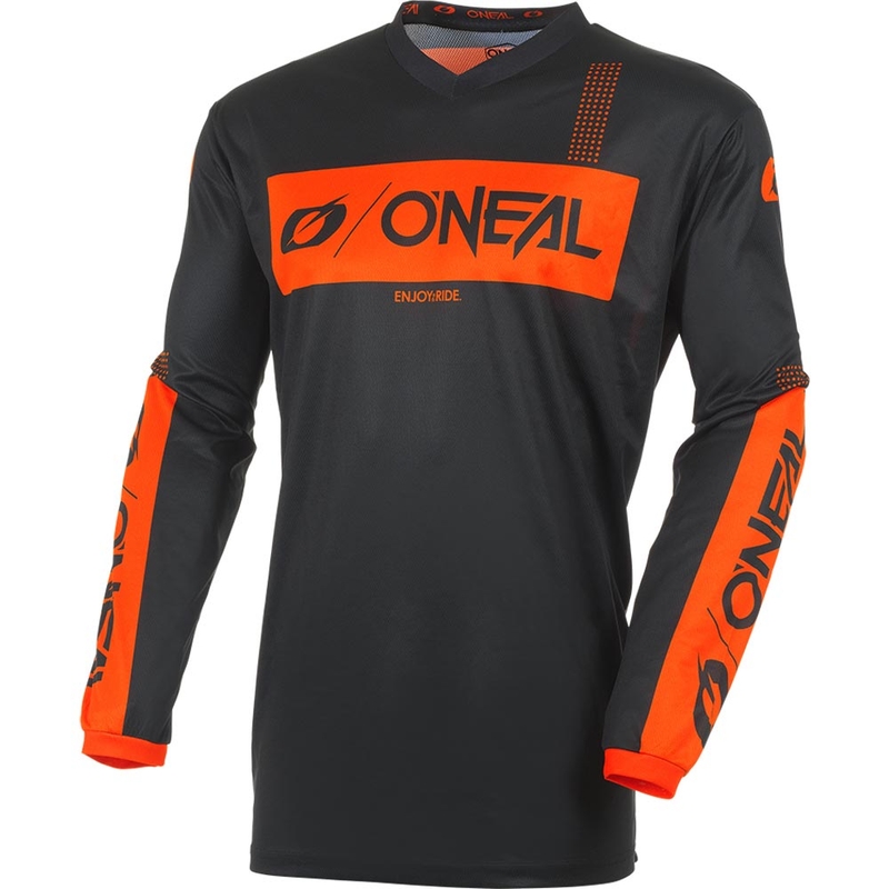 O'Neal Element Racewear μοτοκρός φανέλα μαύρο-πορτοκαλί