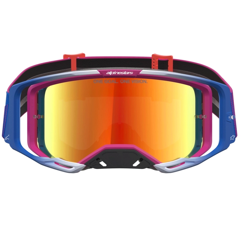 Γυαλιά motocross Alpinestars Vision 8 Maven κόκκινα-μαύρα