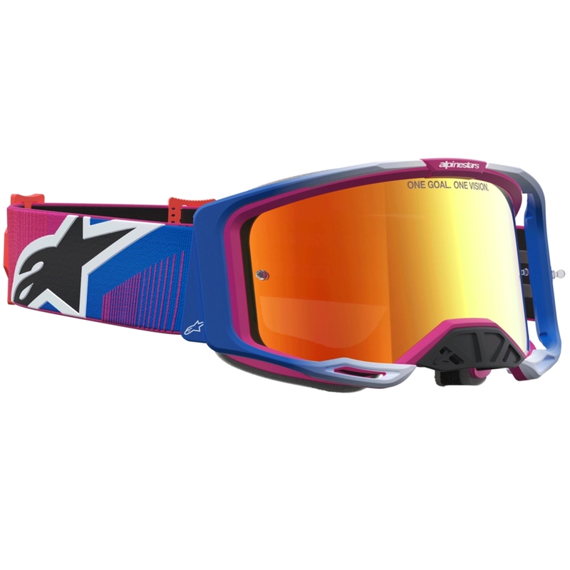Γυαλιά motocross Alpinestars Vision 8 Maven κόκκινα-μαύρα