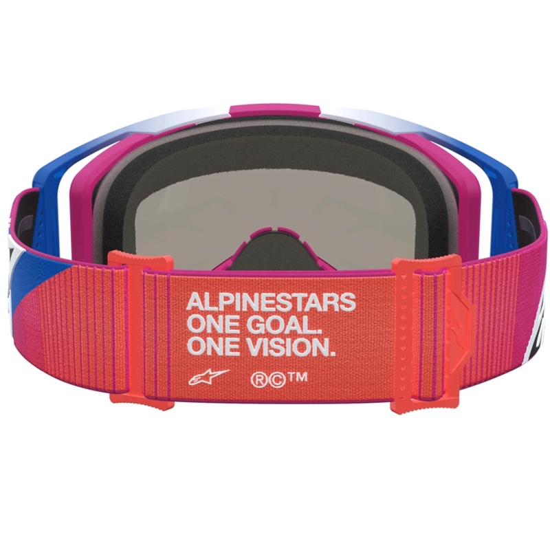 Γυαλιά motocross Alpinestars Vision 8 Maven κόκκινα-μαύρα