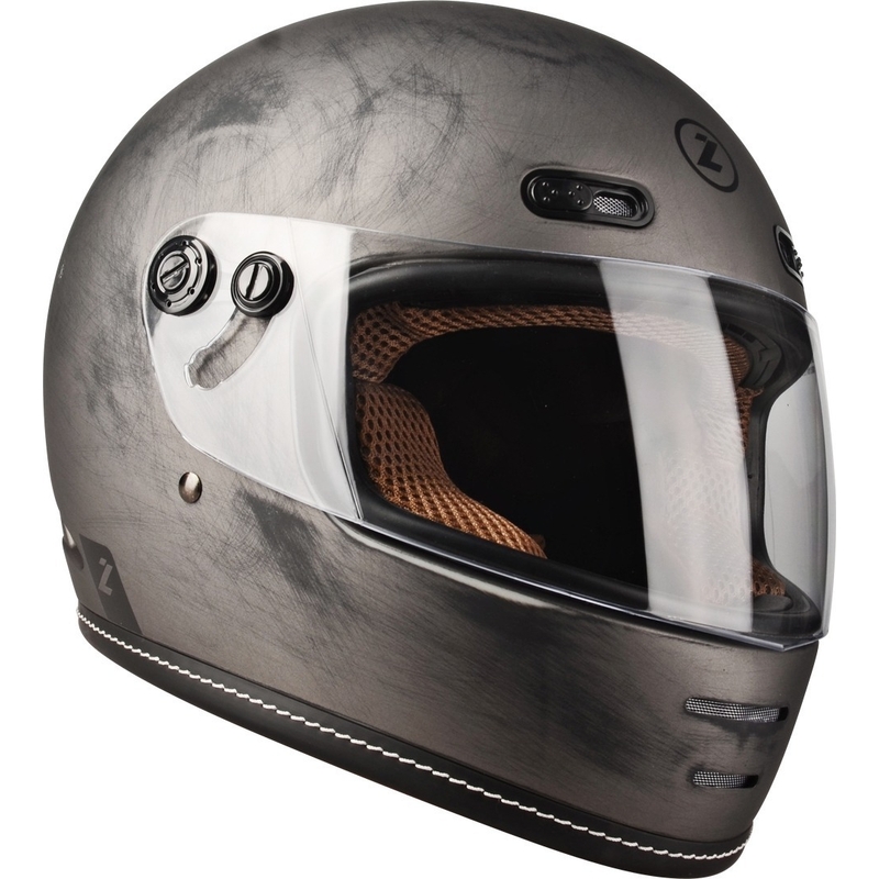 Ακέραιο κράνος μοτοσικλέτας Lazer Oroshi Cafe Racer μαύρο-καφέ προσφορά