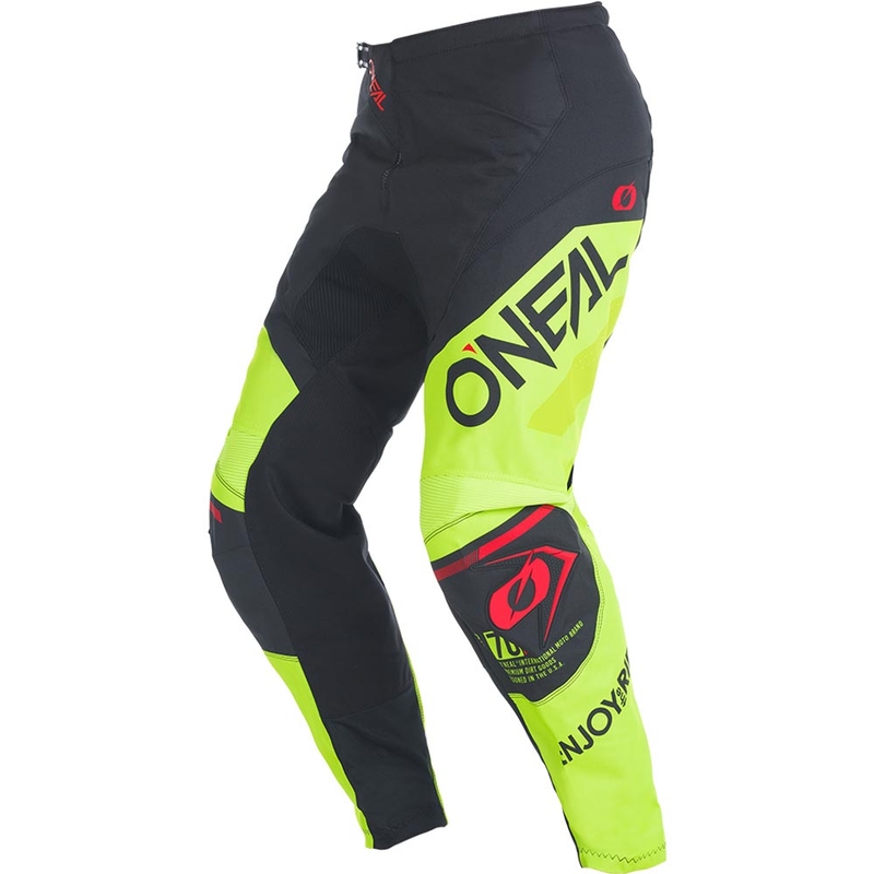 Παντελόνι Motocross O'Neal Element Factor Μαύρο-Νέον Κίτρινο