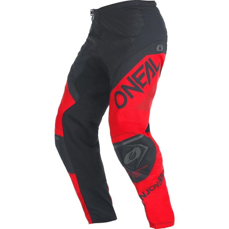 Παντελόνι motocross O'Neal Element Factor μαύρο-κόκκινο